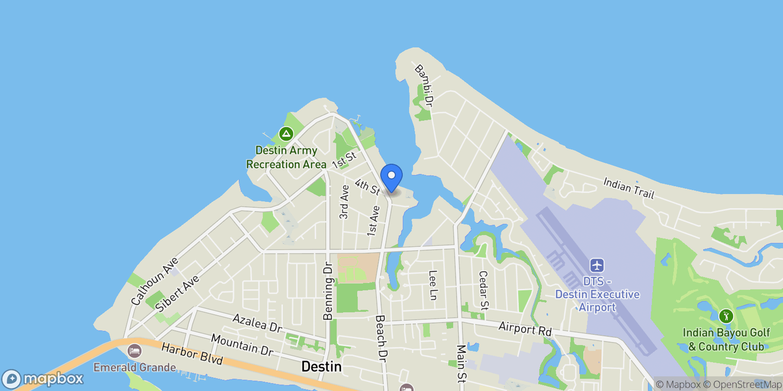 Map showing 700 and 702 Beach Drive , Destin, FL 32541, Destin, Florida, United States.