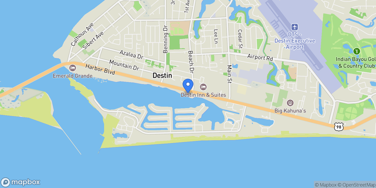 Map showing 662 Harbor Boulevard 550 , Destin, FL 32541, Destin, Florida, United States.