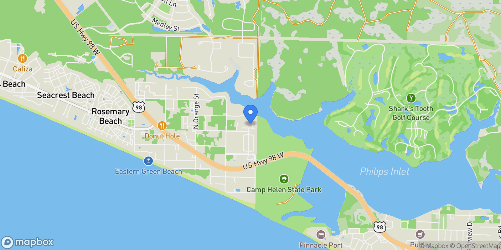 Map showing 51 Grande Pointe Drive North , Inlet Beach, FL 32461, Rosemary Beach, Florida, United States.