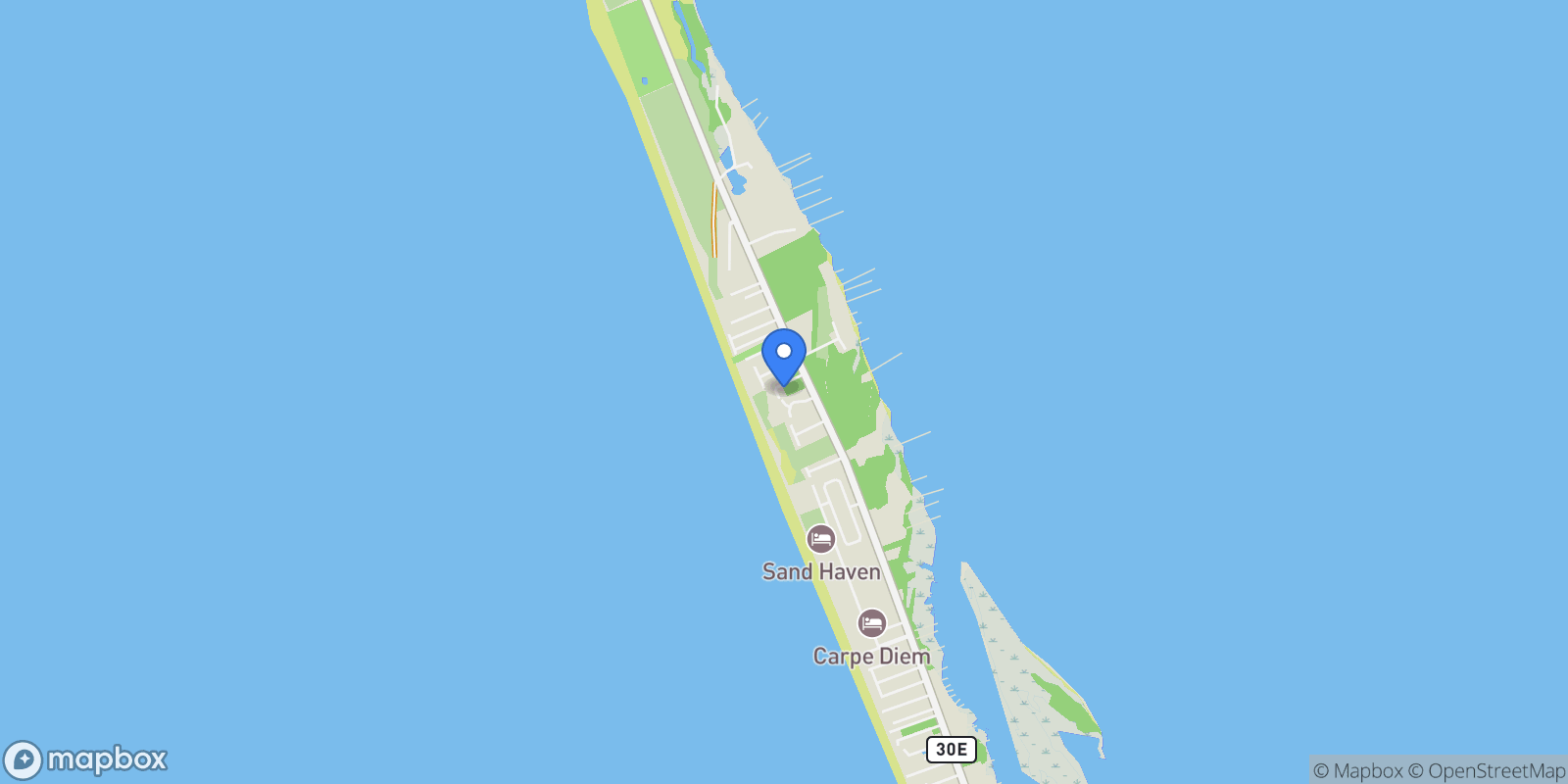 Map showing 192 Monarch Beach Drive , Cape San Blas, FL 32456, Port St. Joe, Florida, United States.