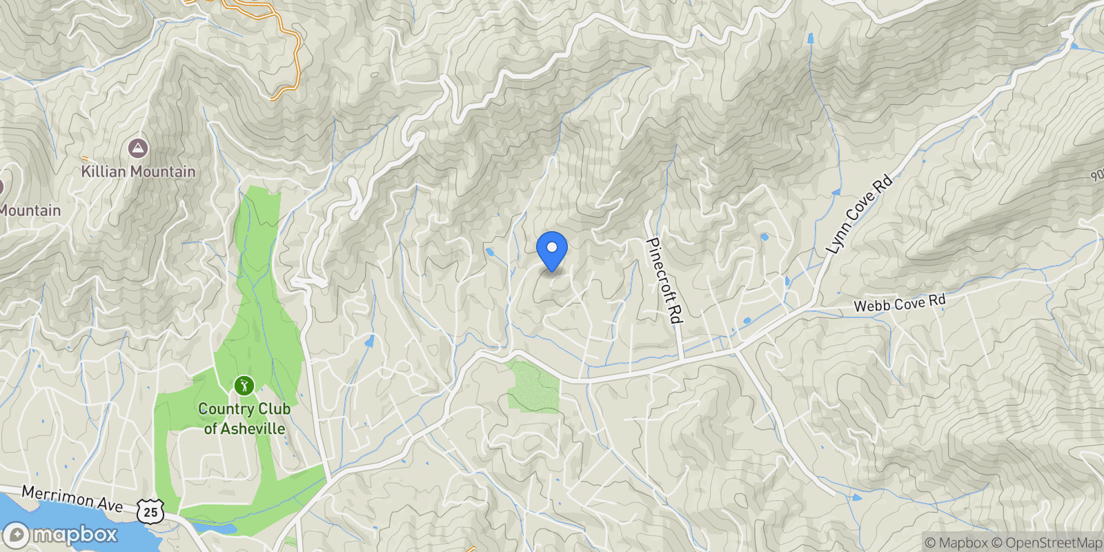 Map showing 7 Kent, Asheville, NC, 28804, USA, Asheville, North Carolina, United States.