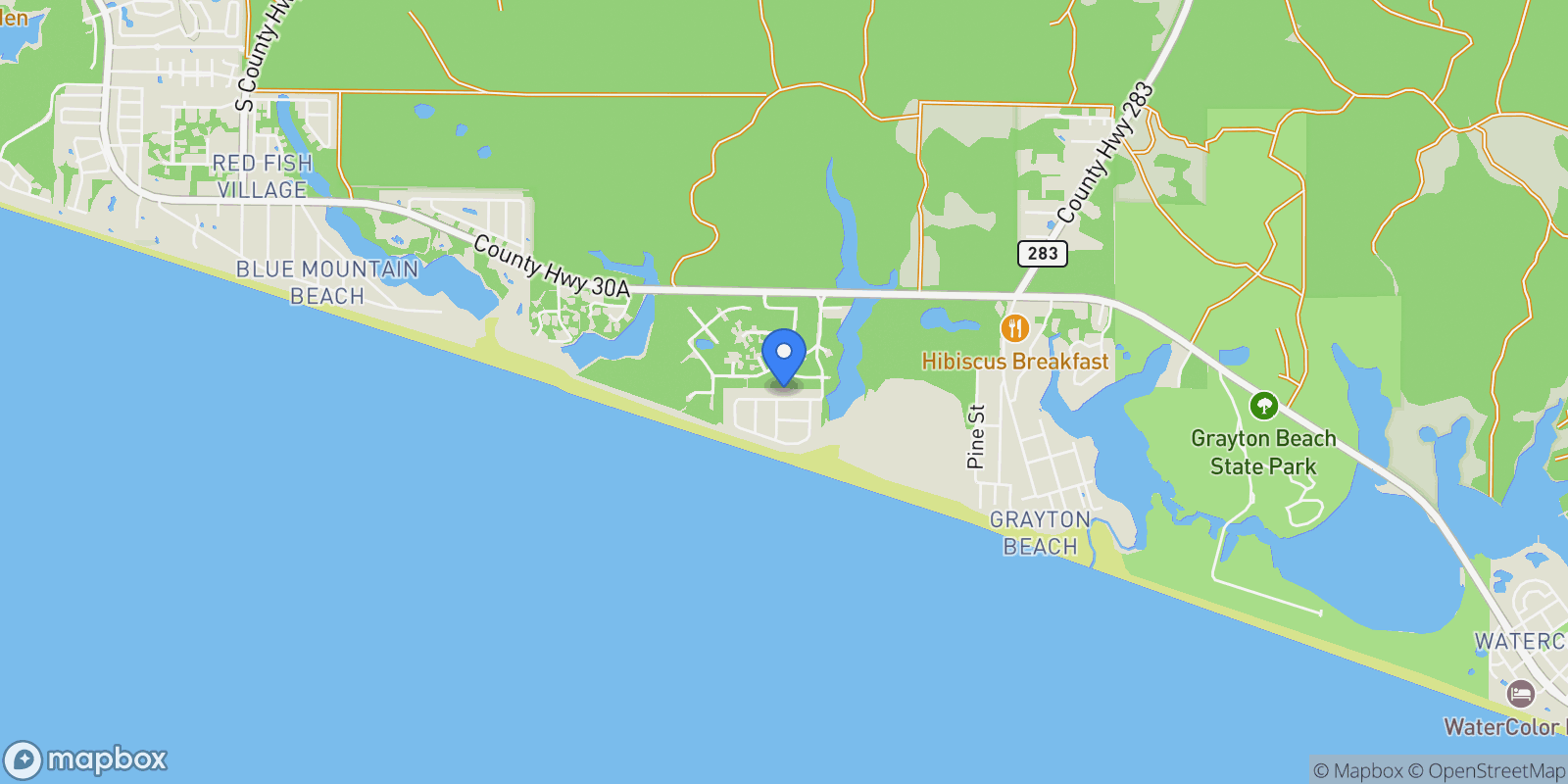 Map showing 156 Savelle Drive , Santa Rosa Beach, FL 32459, Santa Rosa Beach, Florida, United States.