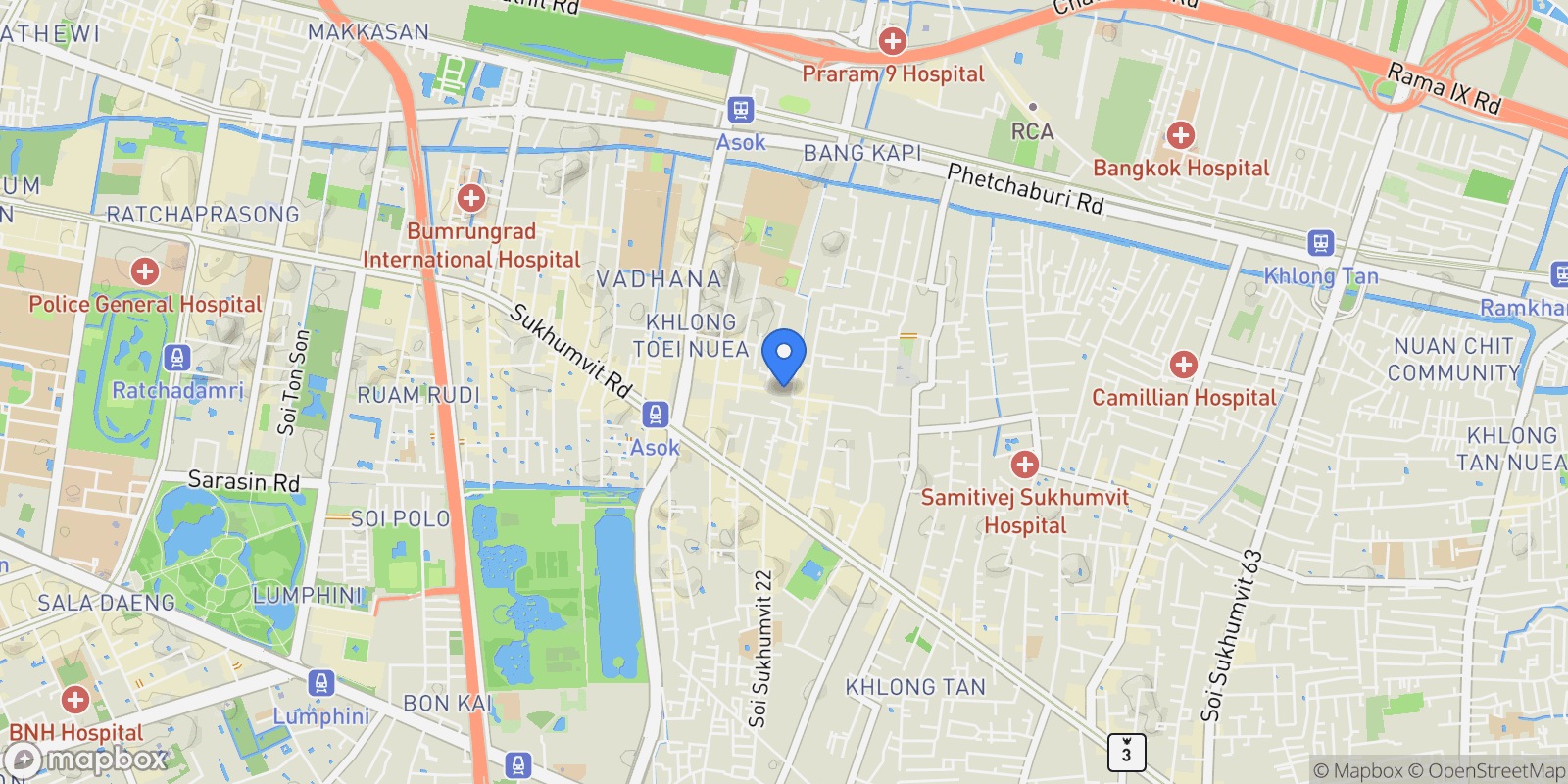 Map showing Bangkok,, Bangkok, Bangkok, Thailand.