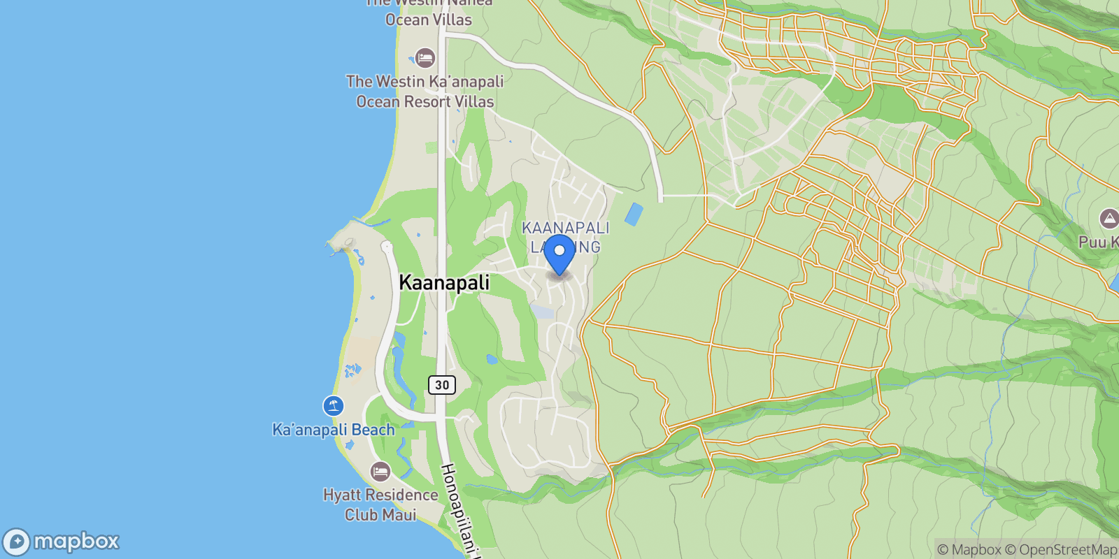 Map showing 250 Akia Pl, Lahaina, HI 96761, Lahaina, Hawaii, United States.