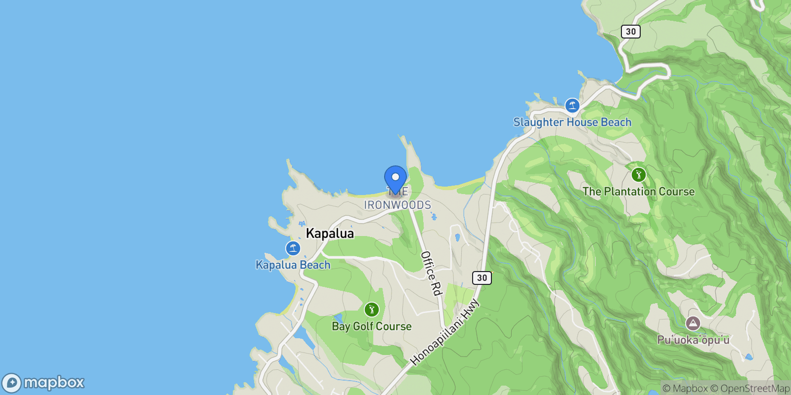 Map showing 71 Ironwood Ln, Lahaina, HI 96761, Lahaina, Hawaii, United States.