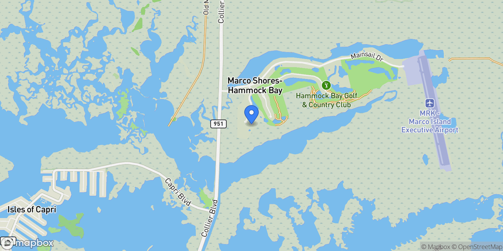 Map showing 1050 Borghese Lane 806, Naples, Florida, United States.