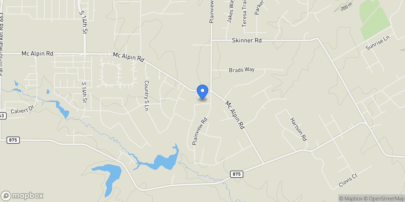 Map showing 5631 Limestone Lane, Midlothian, TX 76065, Midlothian, Texas, United States.