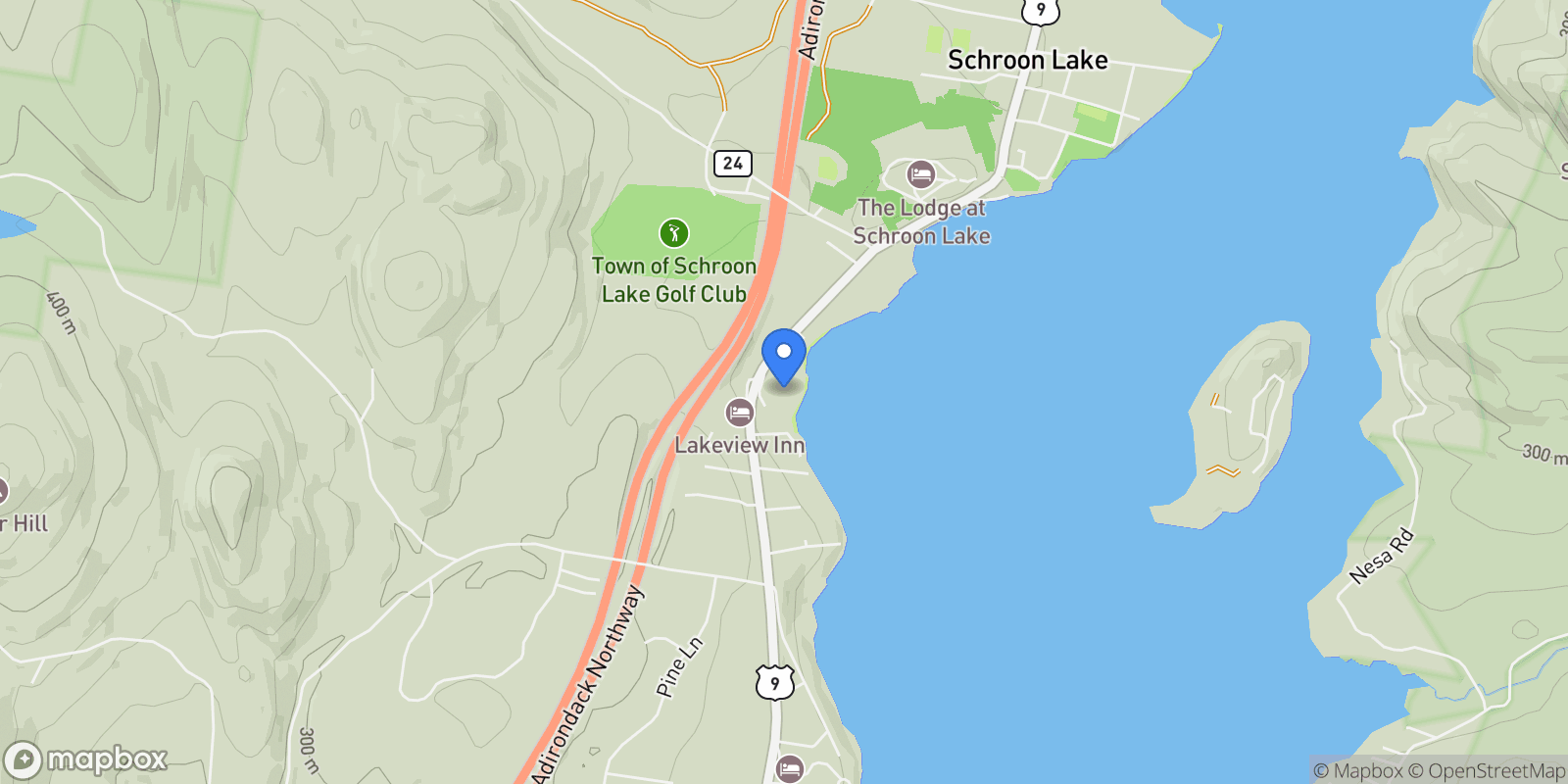 Map showing 3 Landings Court #12 , Schroon Lake, NY 12870, Schroon Lake, New York, United States.