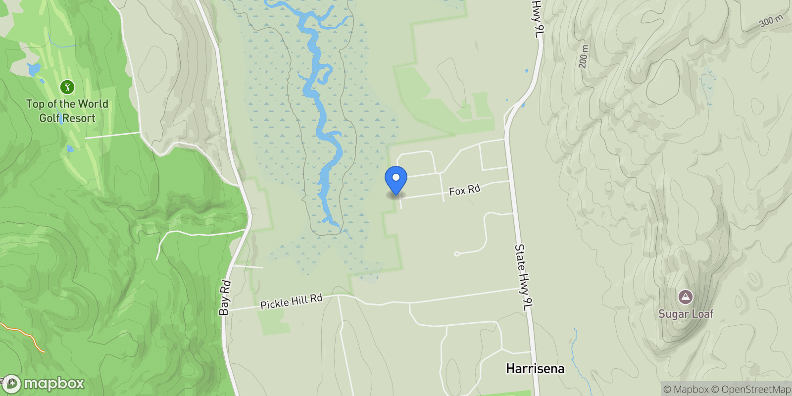 Map showing 96 Hunter Lane , Queensbury, NY 12804, Queensbury, New York, United States.