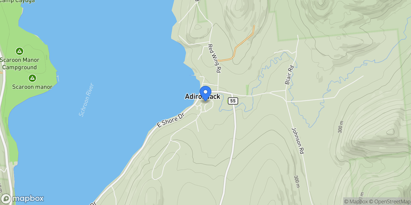 Map showing 13 B Hummingbird Circle , Horicon, NY 12808, Adirondack, New York, United States.
