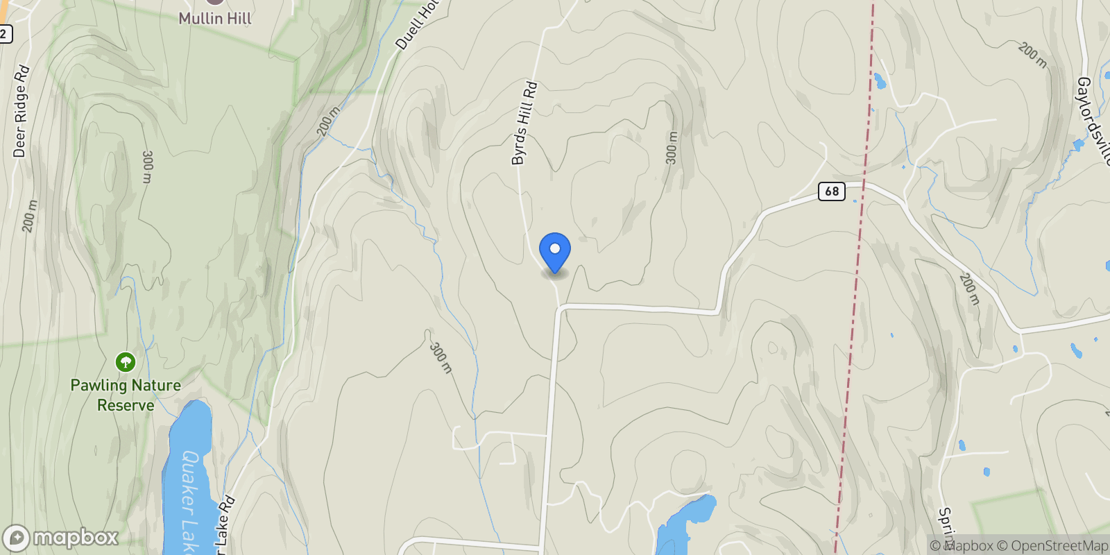 Map showing 6 Byrds Hill Road, Pawling, NY 12564, Pawling, New York, United States.