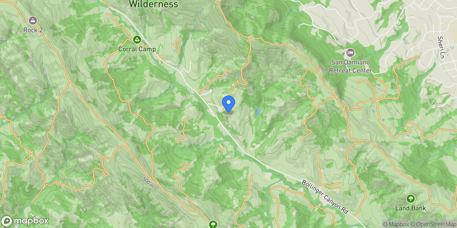 Map showing 325 Bollinger Estates Court , San Ramon, CA 94583, San Ramon, California, United States.