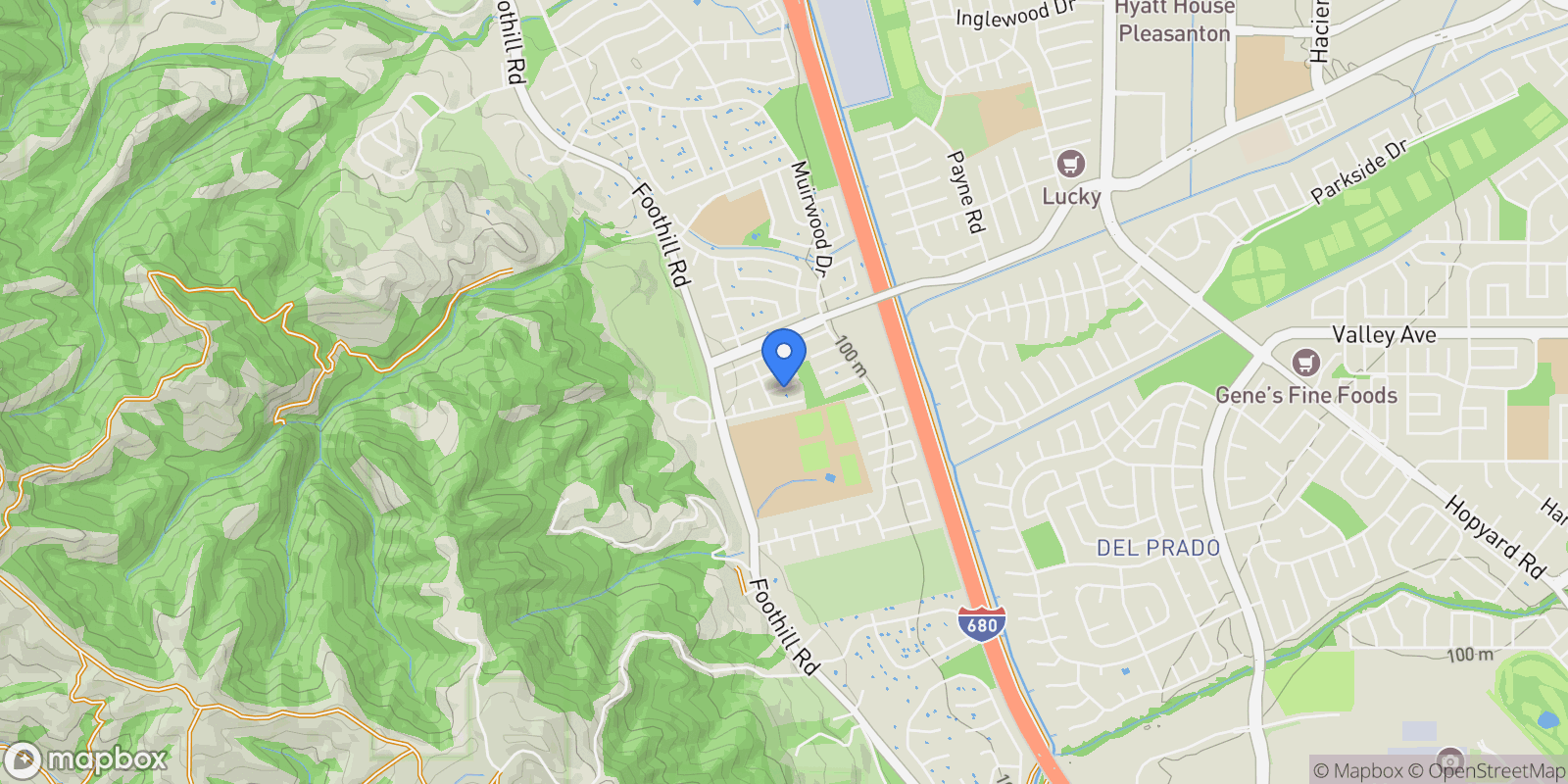 Map showing 7758 Forsythia Court , Pleasanton, CA 94588, Pleasanton, California, United States.