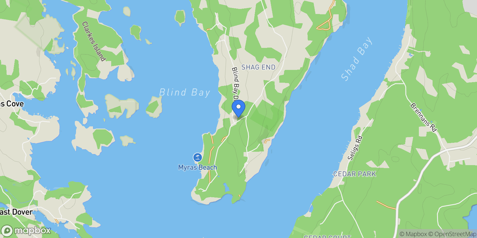 Map showing 667 Shad Point Parkway, Blind Bay, NS B3Z 4C1, Blind Bay, Nova Scotia, Canada.