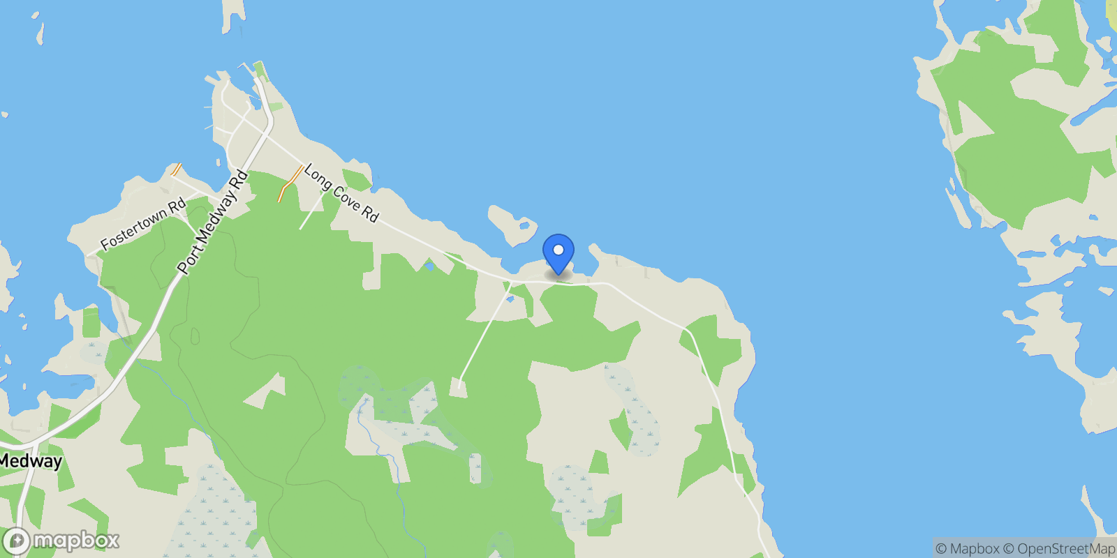 Map showing 325 Long Cove Road, Port Medway, NS B0S 2T0, Port Medway, Nova Scotia, Canada.