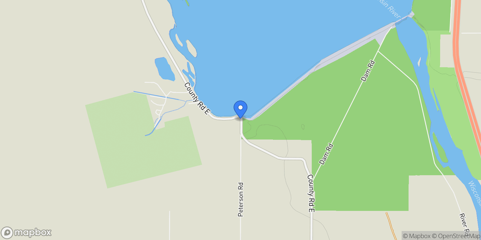 Map showing 3910 County Road E, Junction City, WI 54443, Junction City, Wisconsin, United States.
