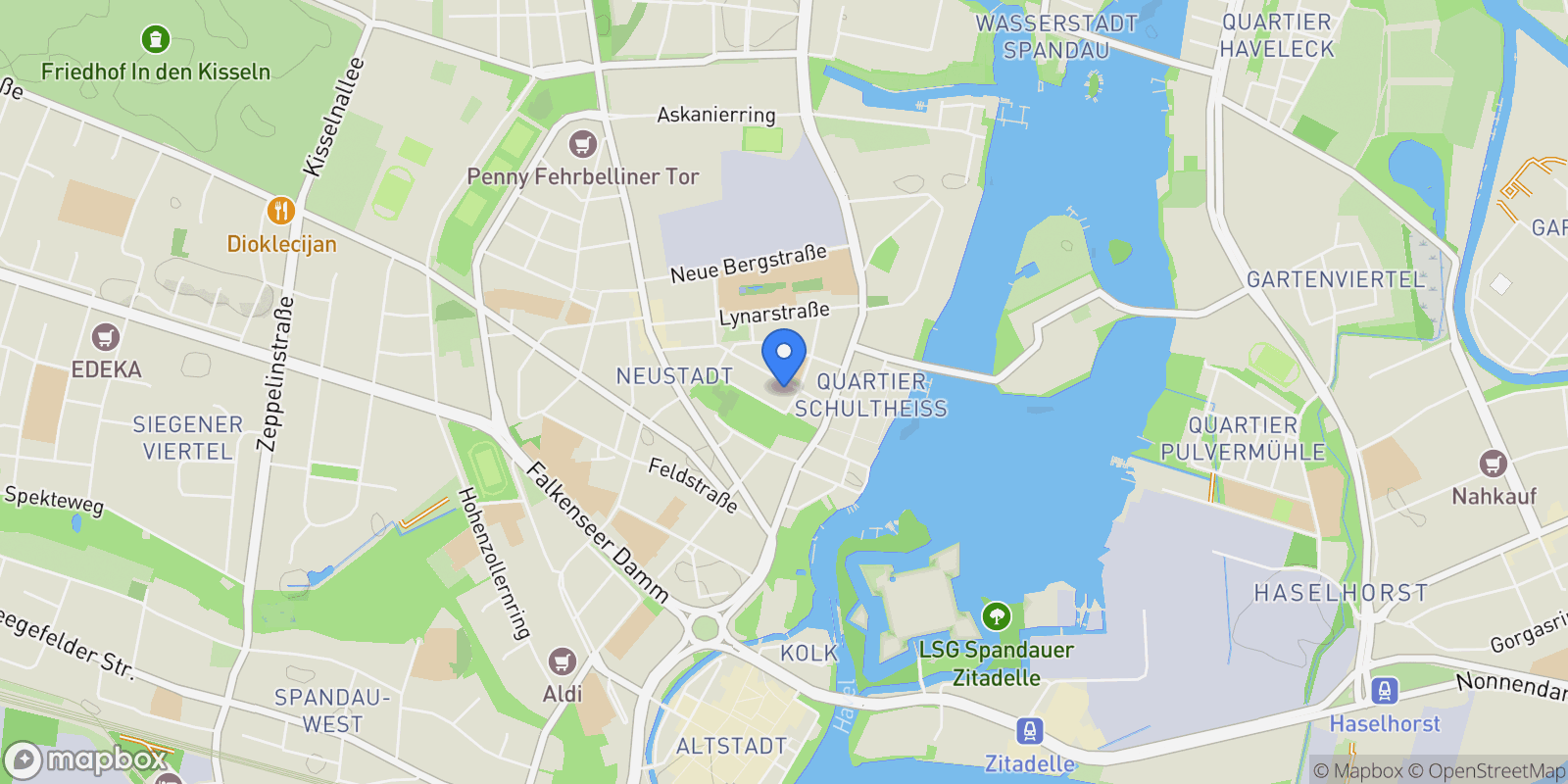 Map showing Berlin, Berlin, Berlin, Berlin, Berlin, Germany.