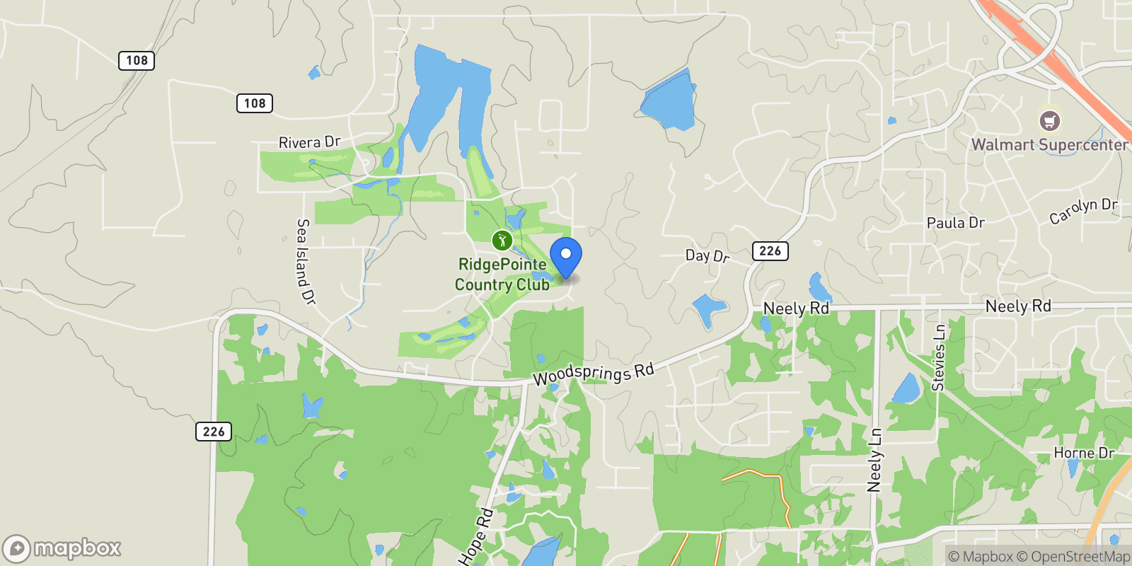 Map showing 3408 Lacoste Drive, Jonesboro, AR 72404, Jonesboro, Arkansas, United States.