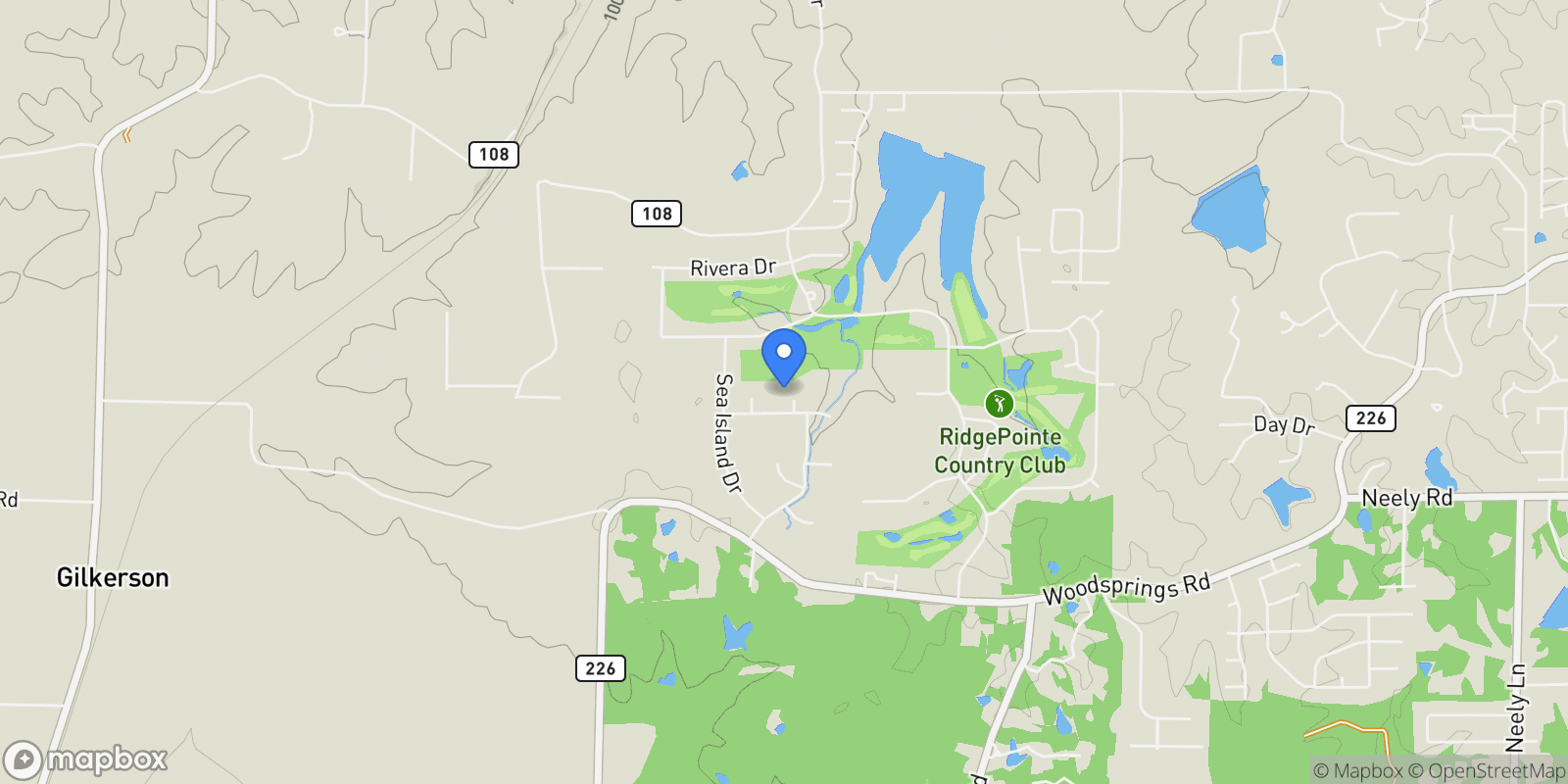 Map showing 2321 Grand Oaks Cove, Jonesboro, AR 72404, Jonesboro, Arkansas, United States.