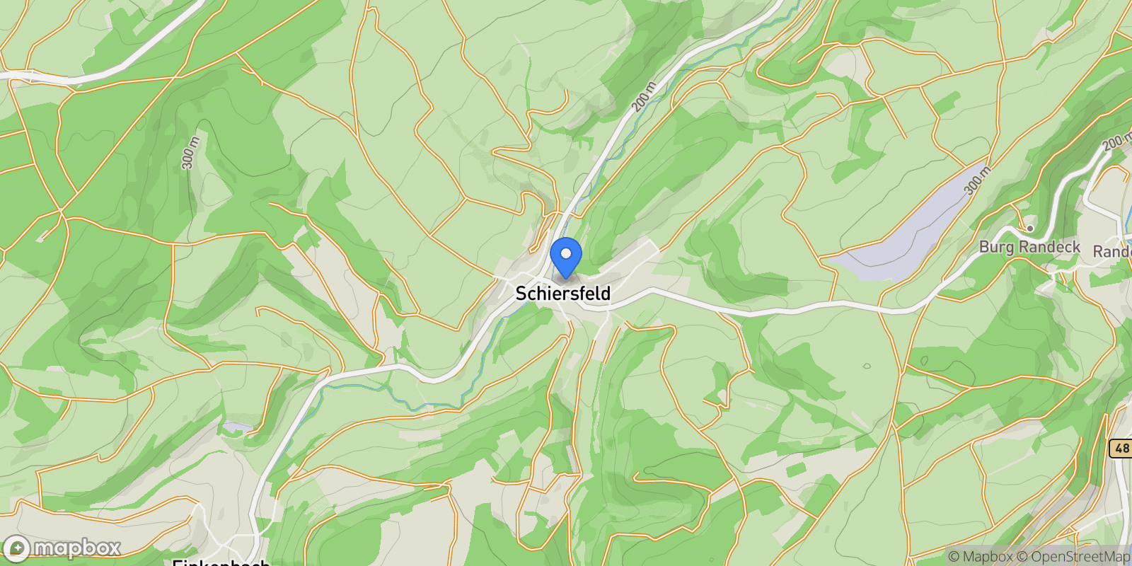 Map showing Schiersfeld, RP 67823, Schiersfeld, Rhineland-Palatinate, Germany.