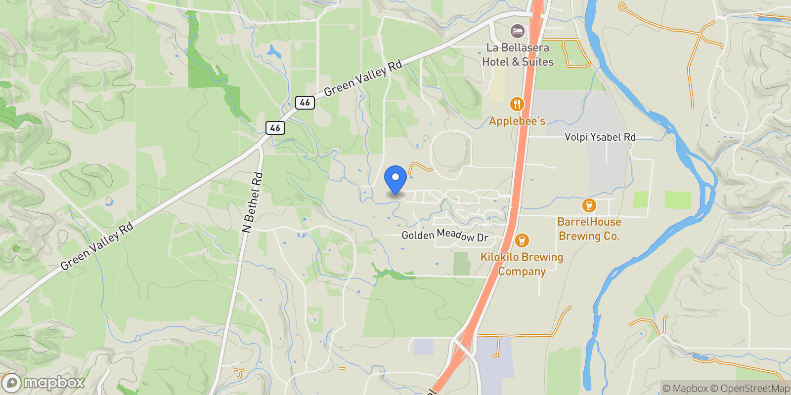 Map showing 167 Via San Miguel, Paso Robles, CA 93446, Paso Robles, California, United States.