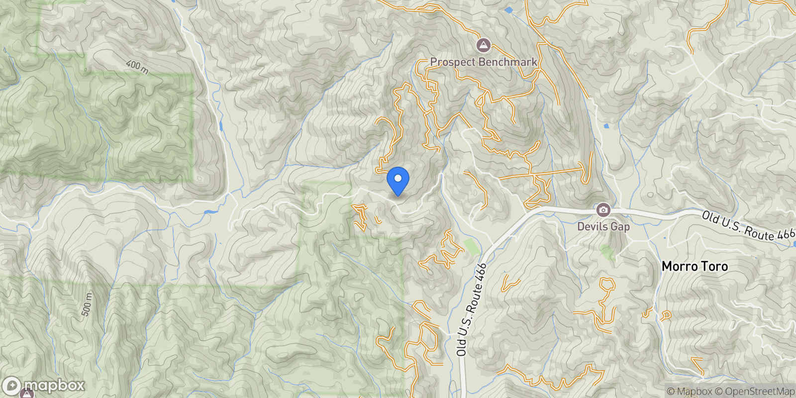 Map showing 6650 Toro Creek Road, Atascadero, California, United States.