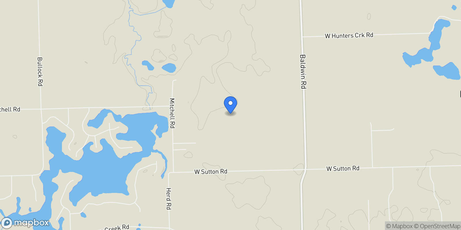 Map showing 3292 W Sutton Road, Lapeer, MI, 48446, USA, Lapeer, Michigan, United States.