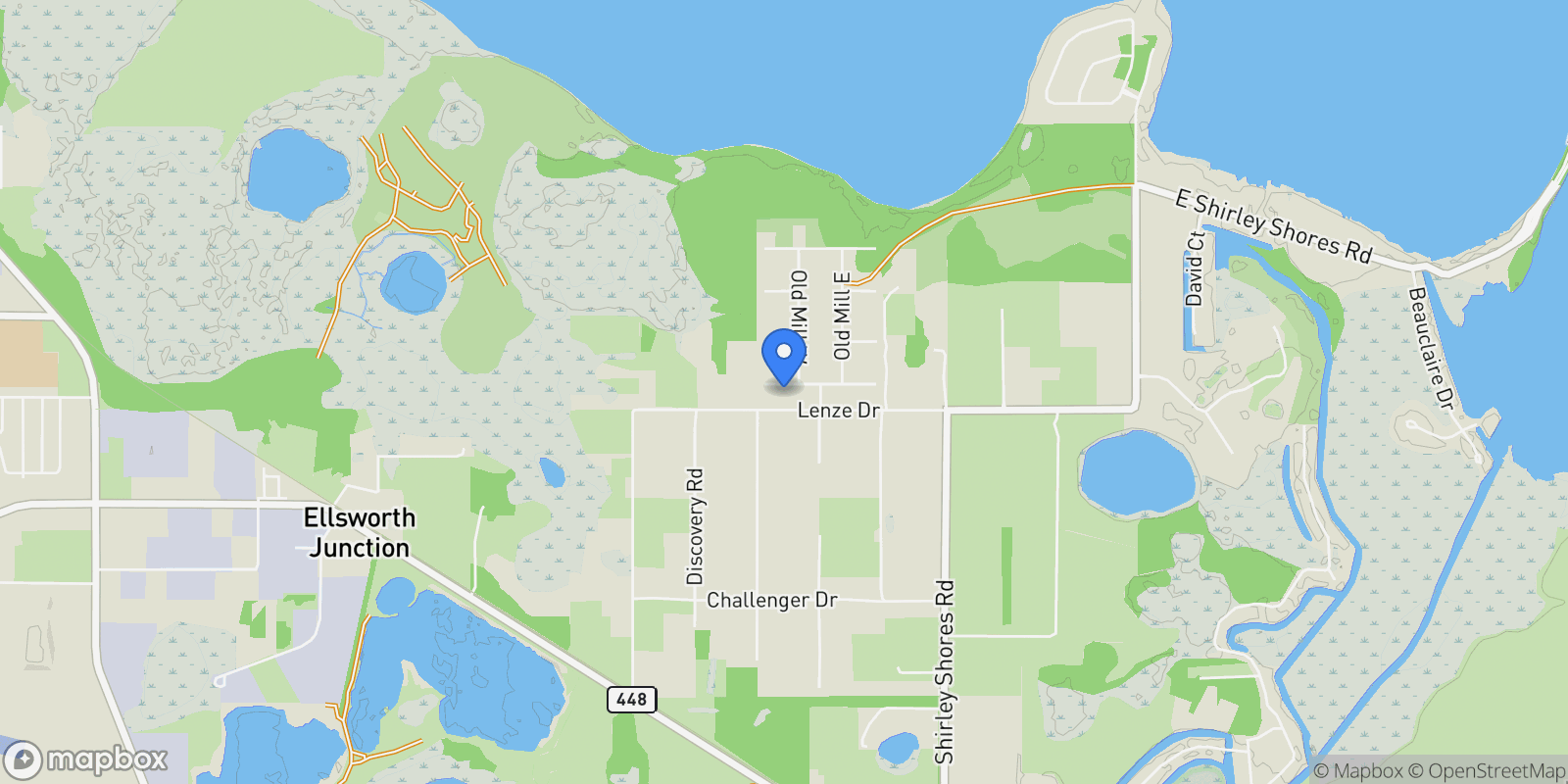 Map showing 15038 Willow Lane, Tavares, FL 32778, Tavares, Florida, United States.