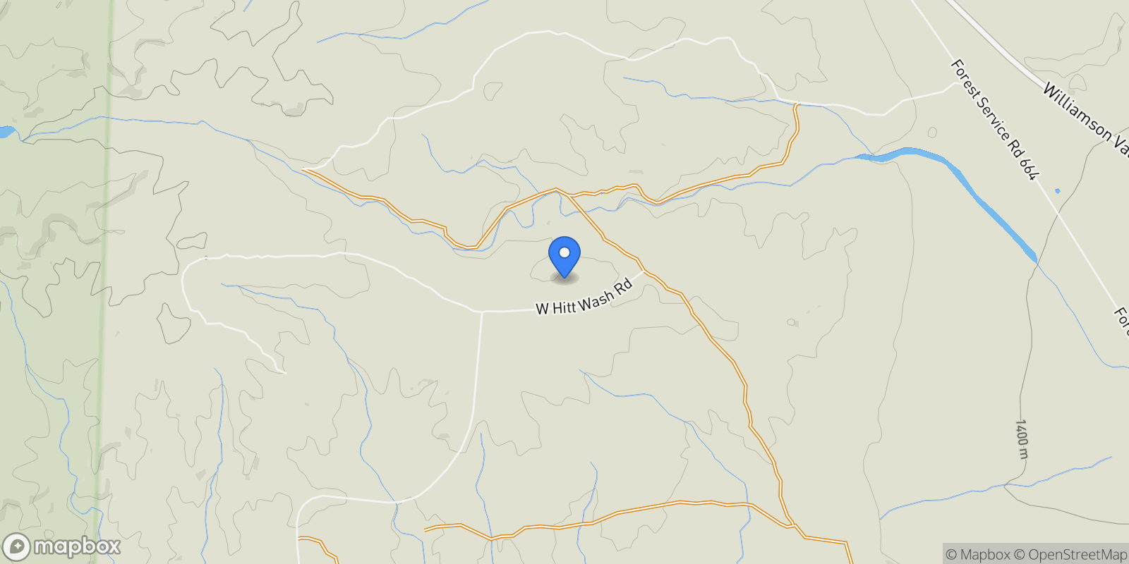 Map showing 12300 W Slate Road, Prescott, Arizona, United States.