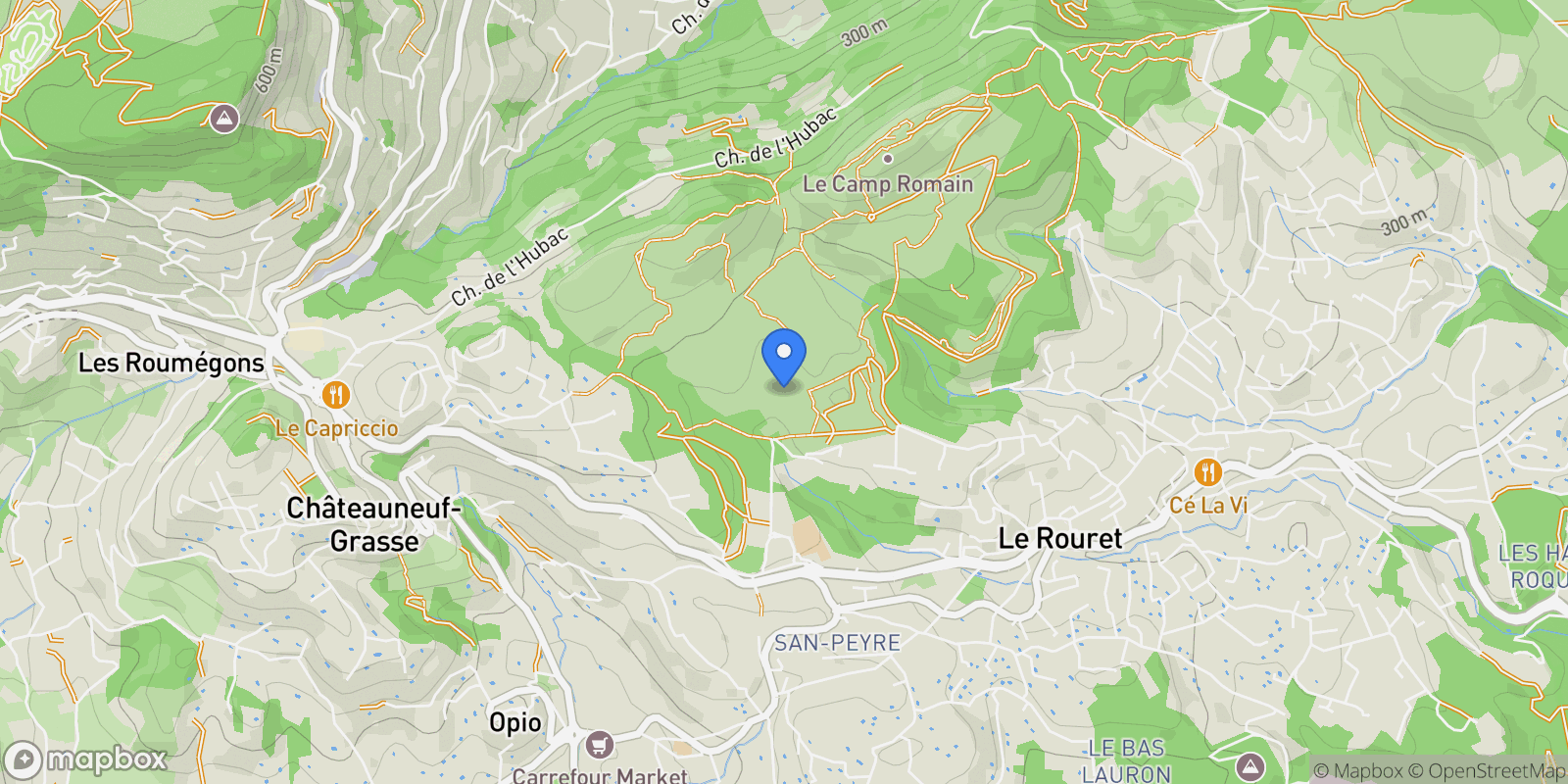 Map showing Châteauneuf, Provence-Alpes-Côte d'Azur, France.