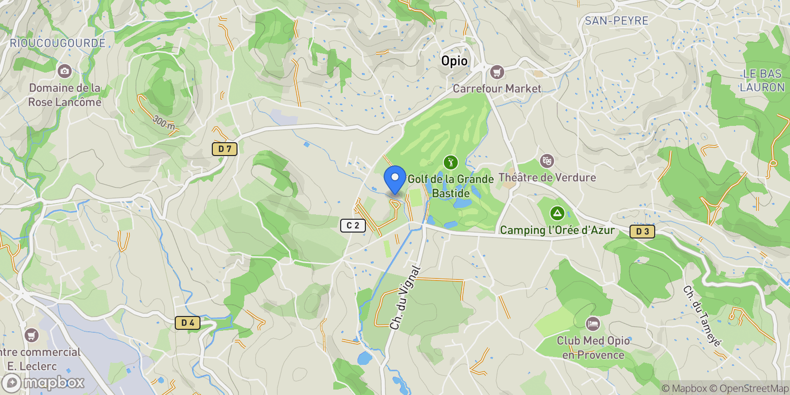 Map showing Châteauneuf, Provence-Alpes-Côte d'Azur, France.