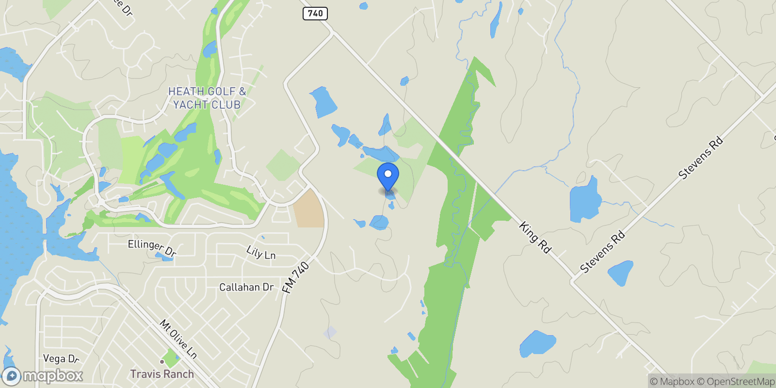 Map showing 20762 S Fm 740, Forney, TX 75126, Forney, Texas, United States.