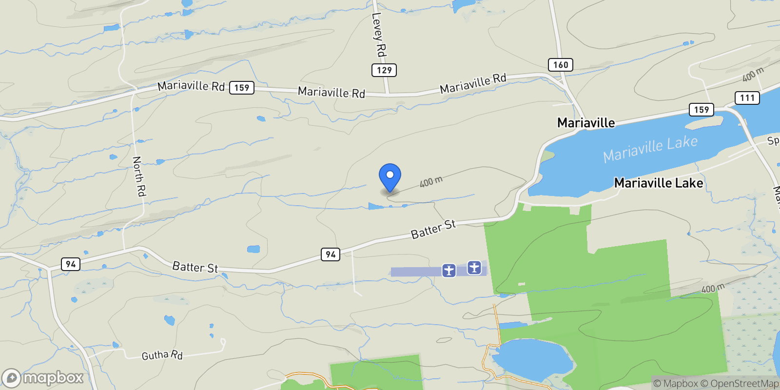 Map showing 1142 Batter Street, Pattersonville, New York, United States.