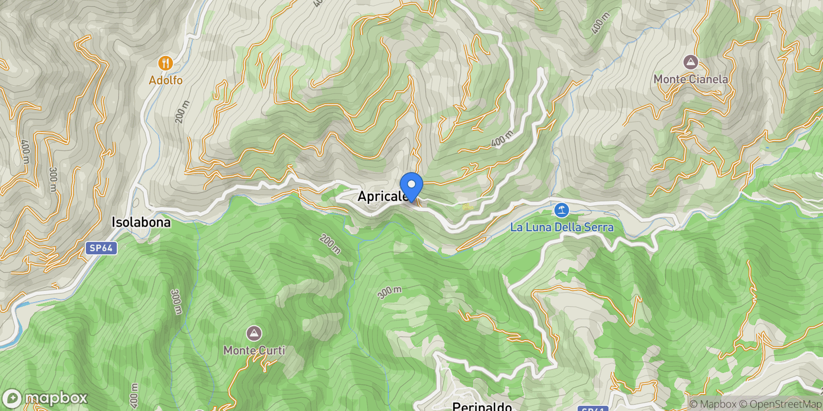 Map showing 18035 Apricale, Province of Imperia, Italy, Apricale, Liguria, Italy.
