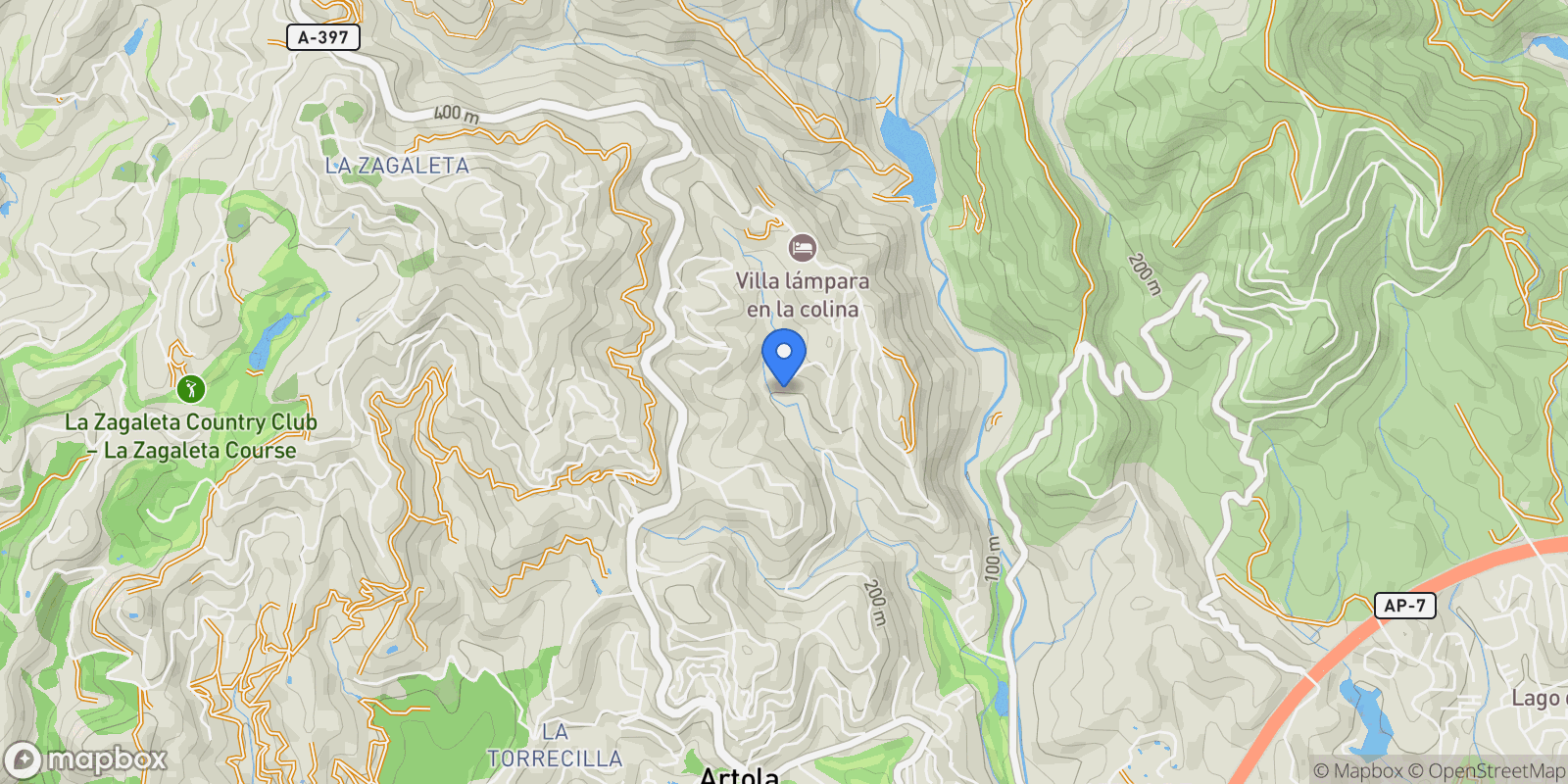 Map showing Andalusia, El Madroñal, Benahavis, Spain.