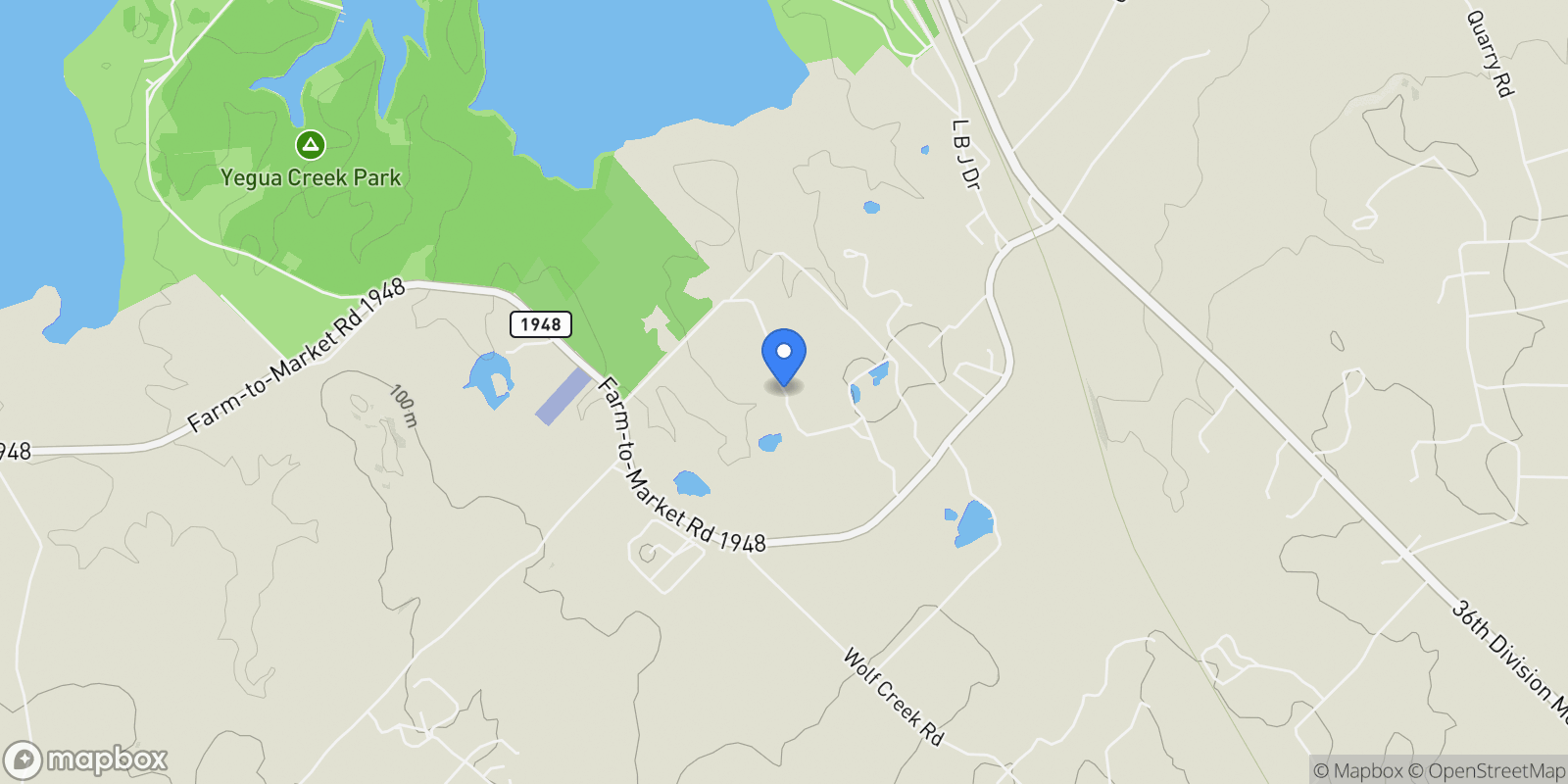 Map showing 900 Fm 1948 W, Brenham, TX 77833, Brenham, Texas, United States.