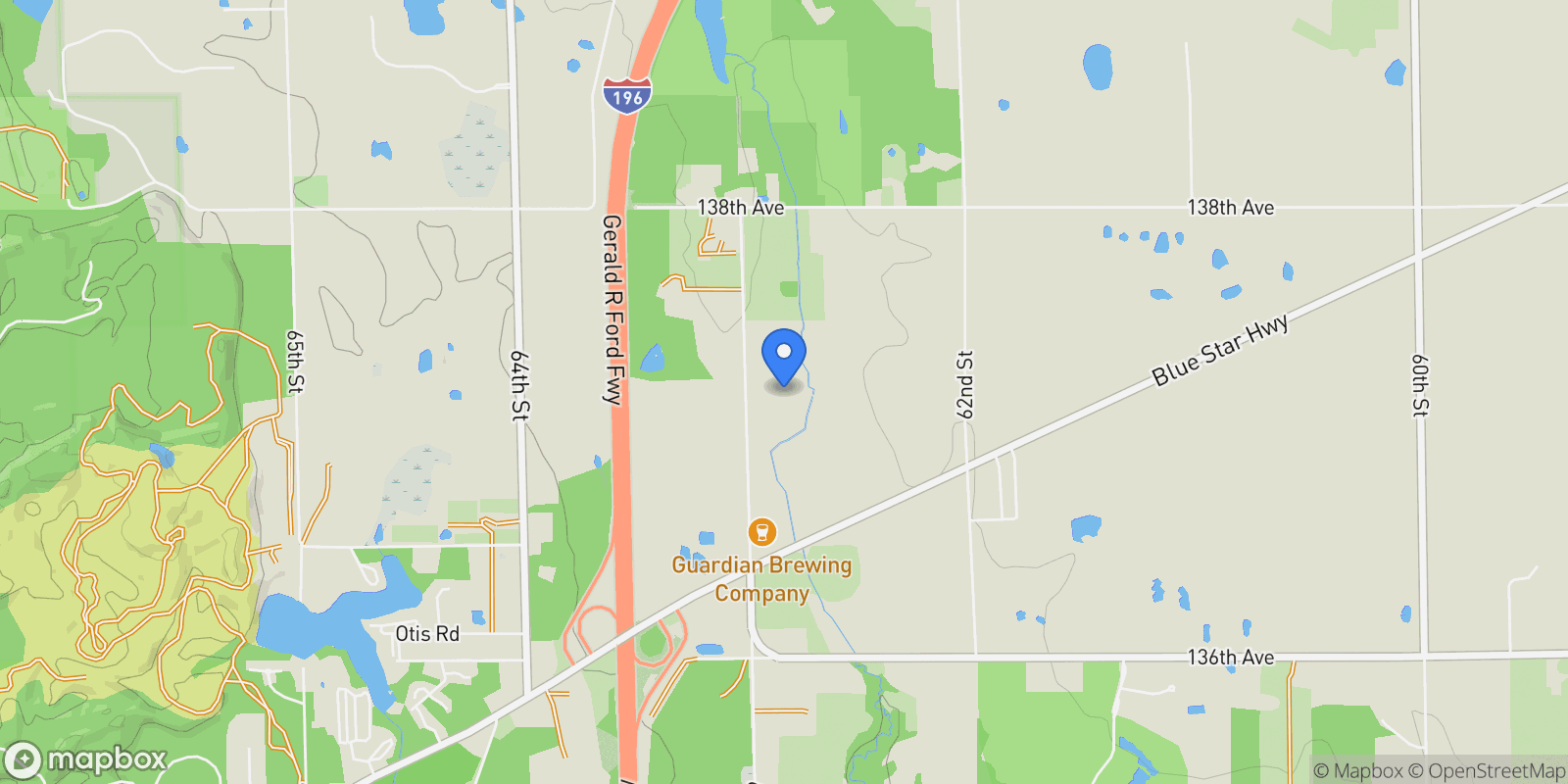 Map showing 3735 63rd Street, Saugatuck, MI 49453, Fennville, Michigan, United States.