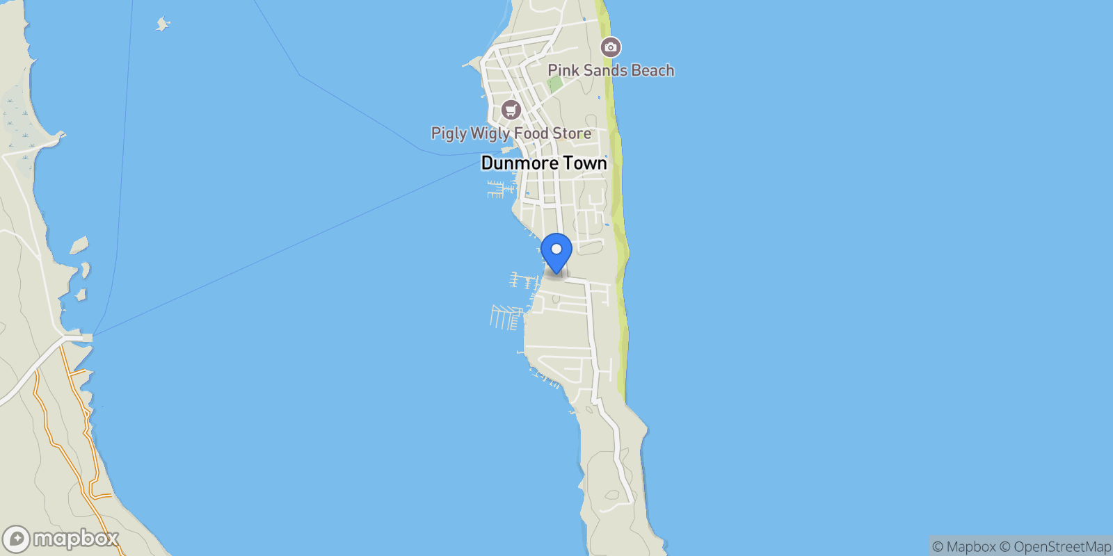 Map showing Alice Street, harbour island, NE, Dunmore Town, Harbour Island, The Bahamas.