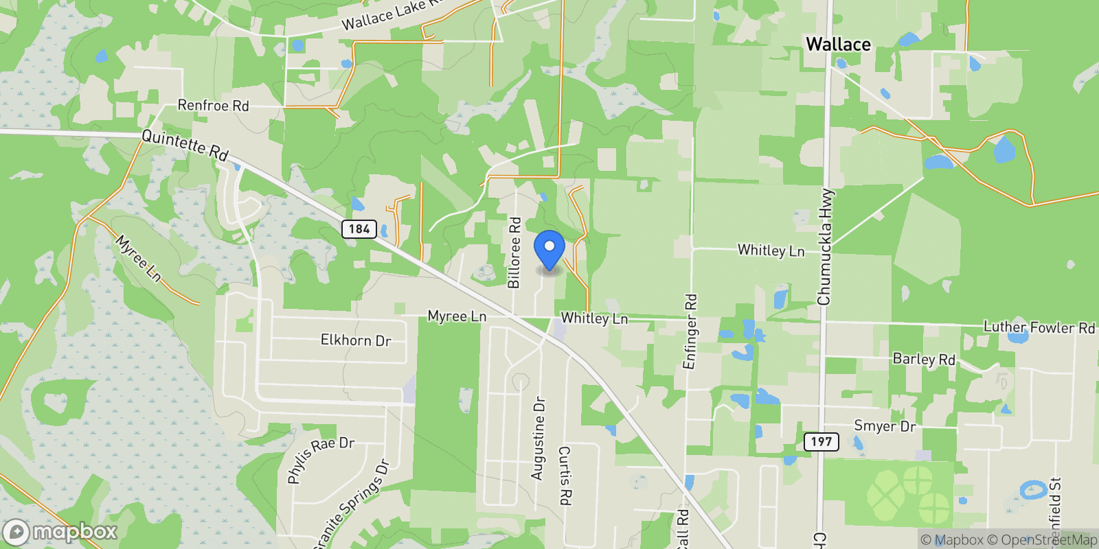 Map showing 6264 Howie Way, Pace, FL 32571, Pace, Florida, United States.