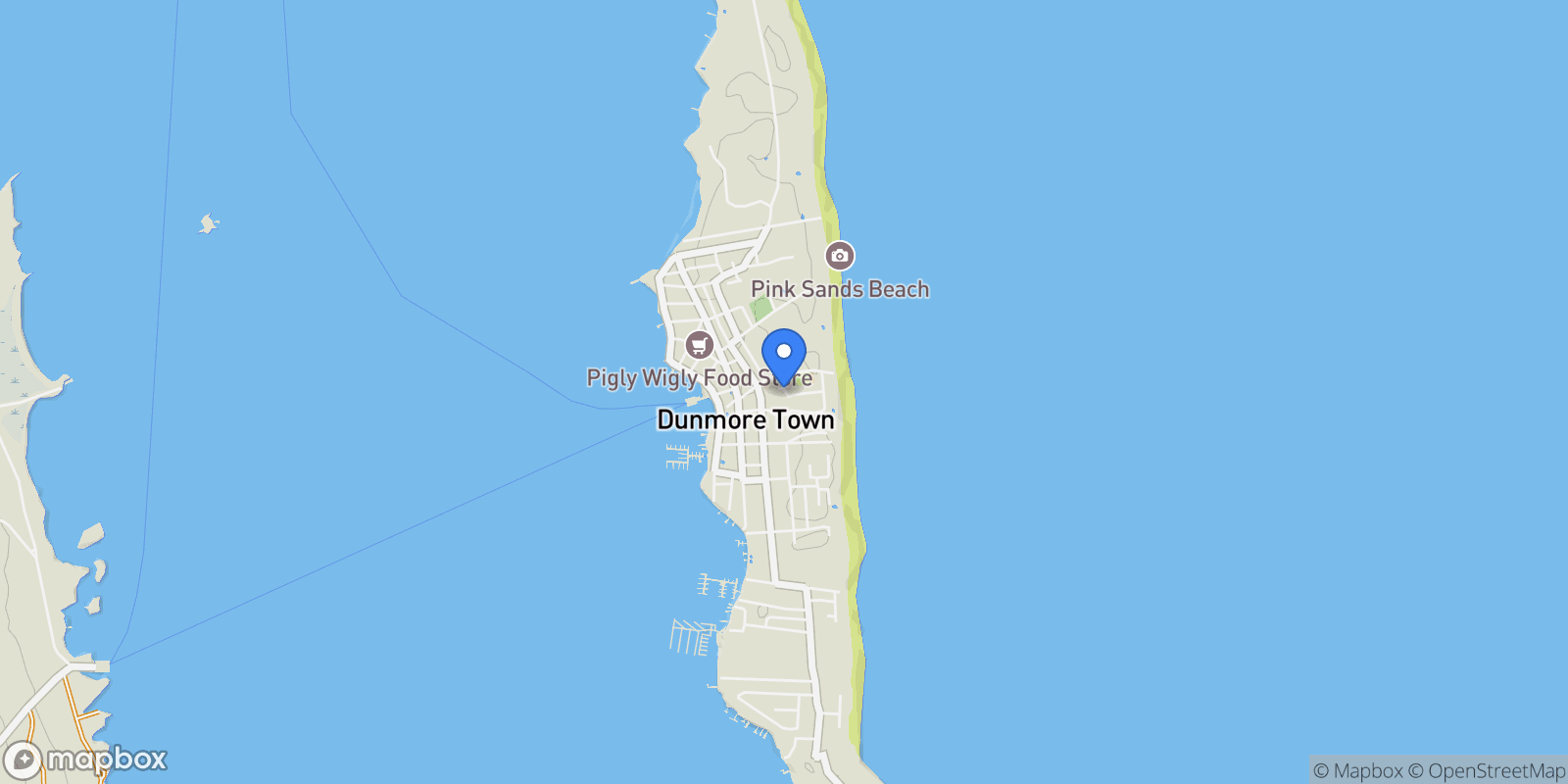 Map showing Settler Road #64, Harbour Island, NA, Harbor Island, Harbour Island, The Bahamas.
