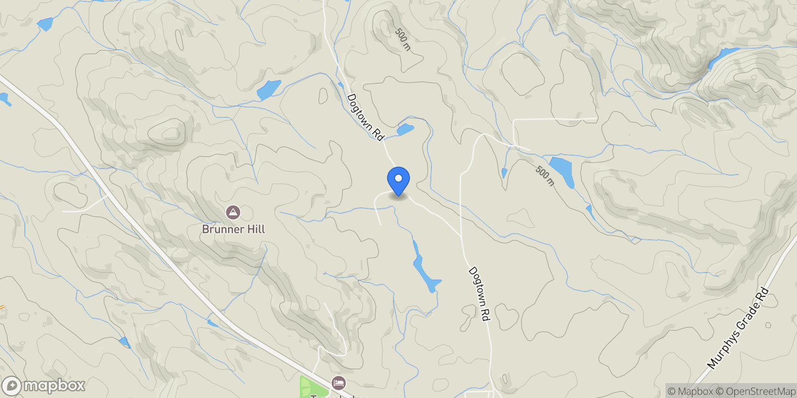 Map showing 1253 Lakeside Drive, Angels Camp, CA 95222, Angels Camp, California, United States.