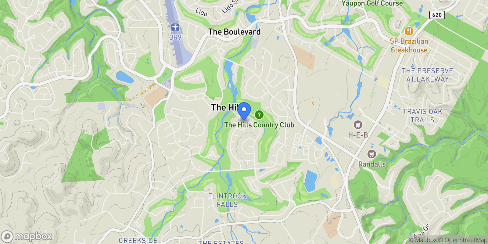 Map showing 5 Valhalla Court , The Hills, TX 78738, Bee Cave, Texas, United States.
