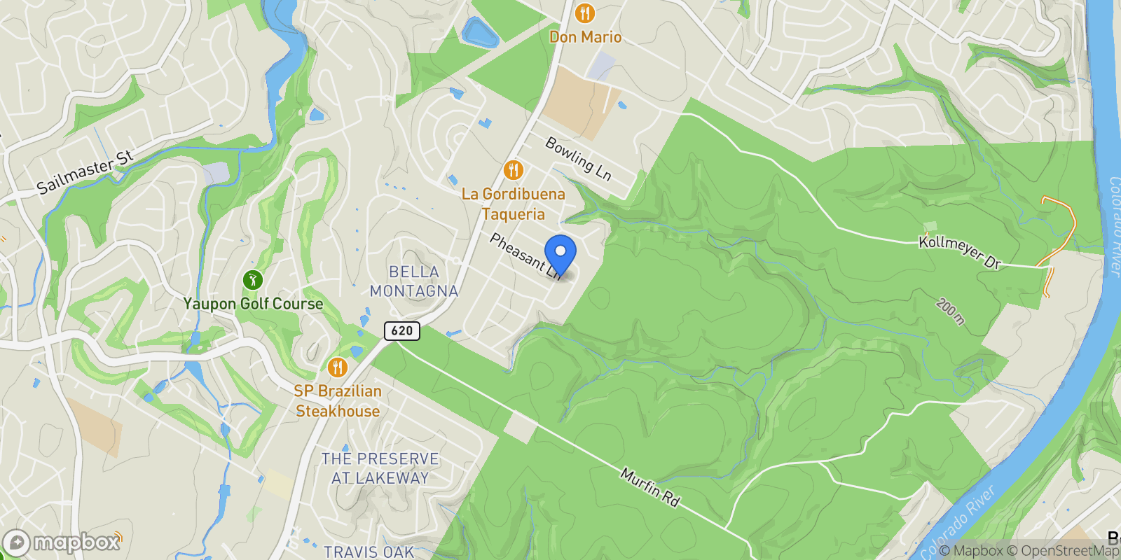 Map showing 301 Crane Street , Austin, TX 78734, Austin, Texas, United States.