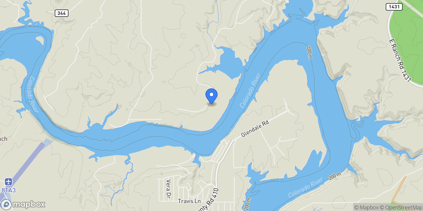 Map showing 481 Chimney Cove Drive , Marble Falls, TX 78654, Marble Falls, Texas, United States.