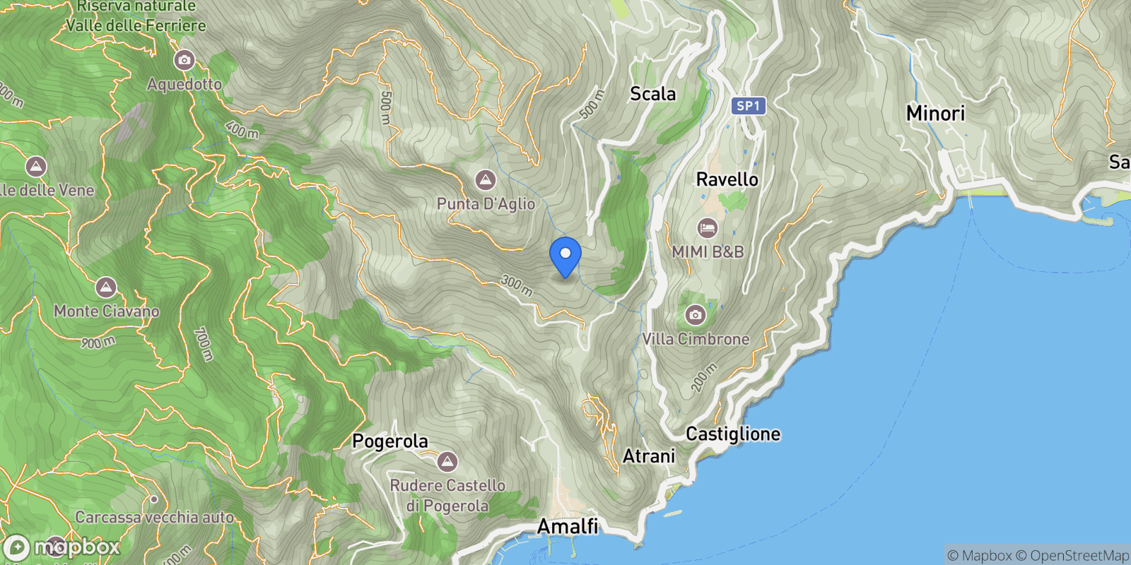 Map showing Via Sant'Eustaccio, snc, Pontone, Campania, Italy.