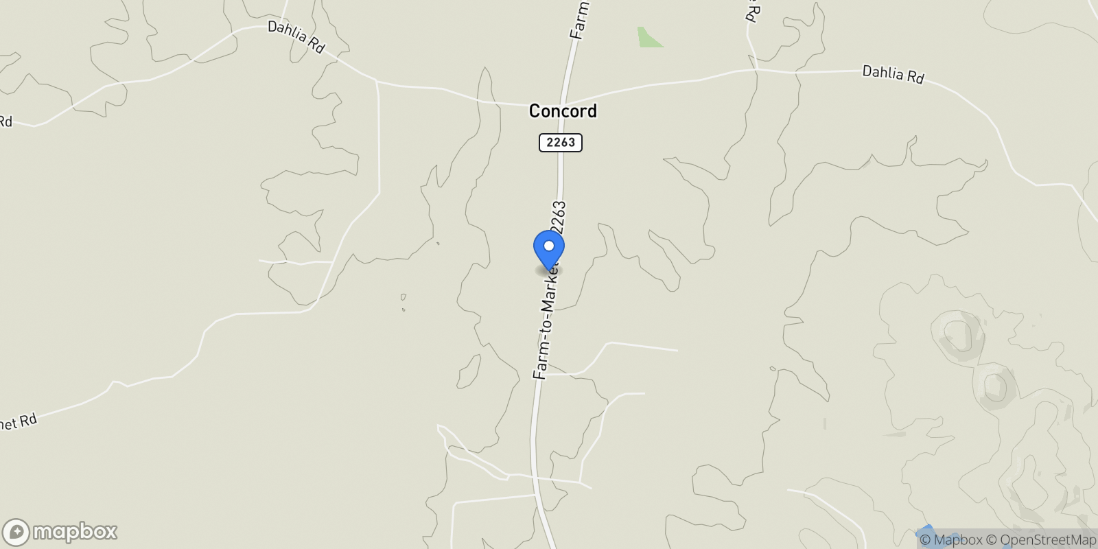 Map showing 6019 FM 2263, Gilmer, Texas, United States.