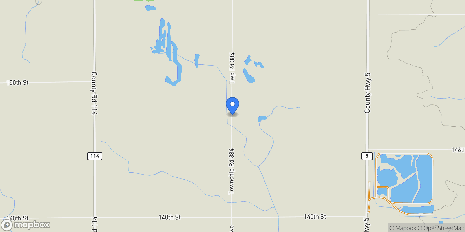 Map showing 14750 171st Avenue, Spring Valley, Minnesota, United States.