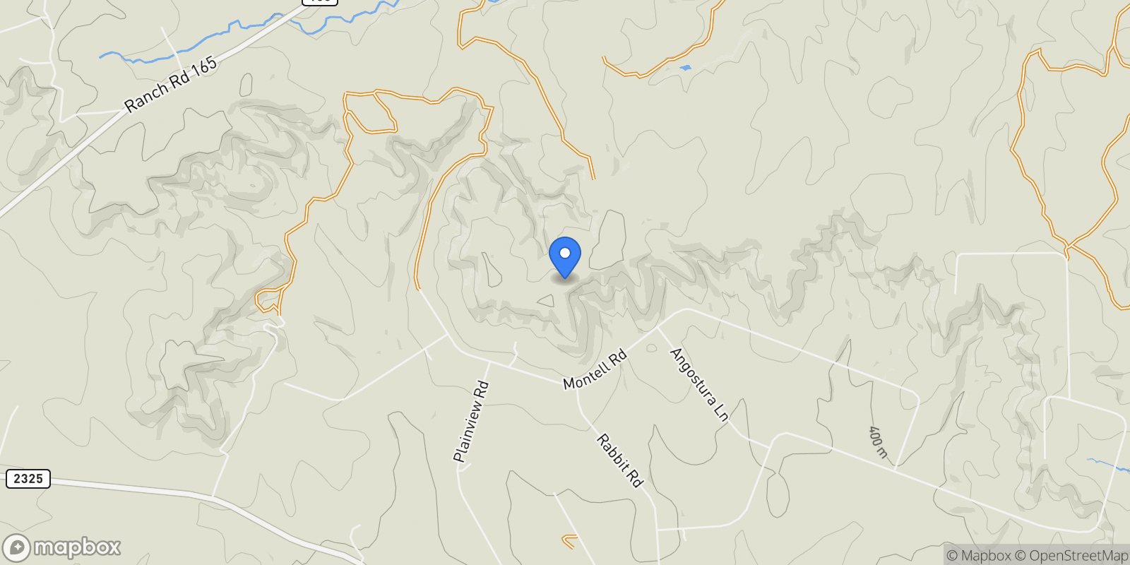 Map showing 1801 Montell Road , Wimberley, TX 78676, Wimberley, Texas, United States.