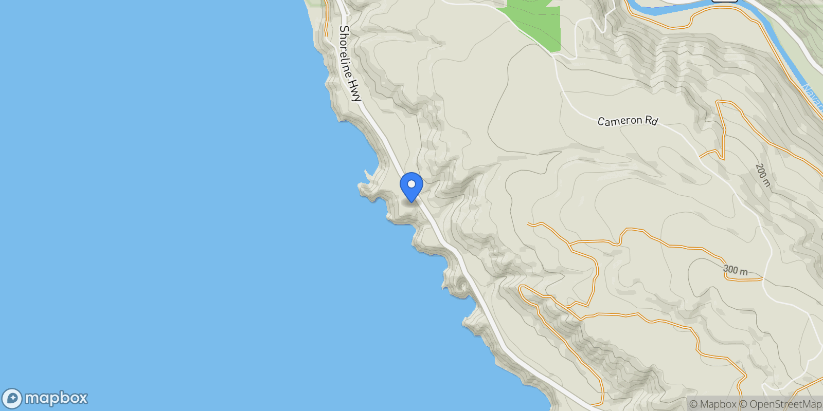 Map showing 1990 S Highway 1, Albion, California, United States.