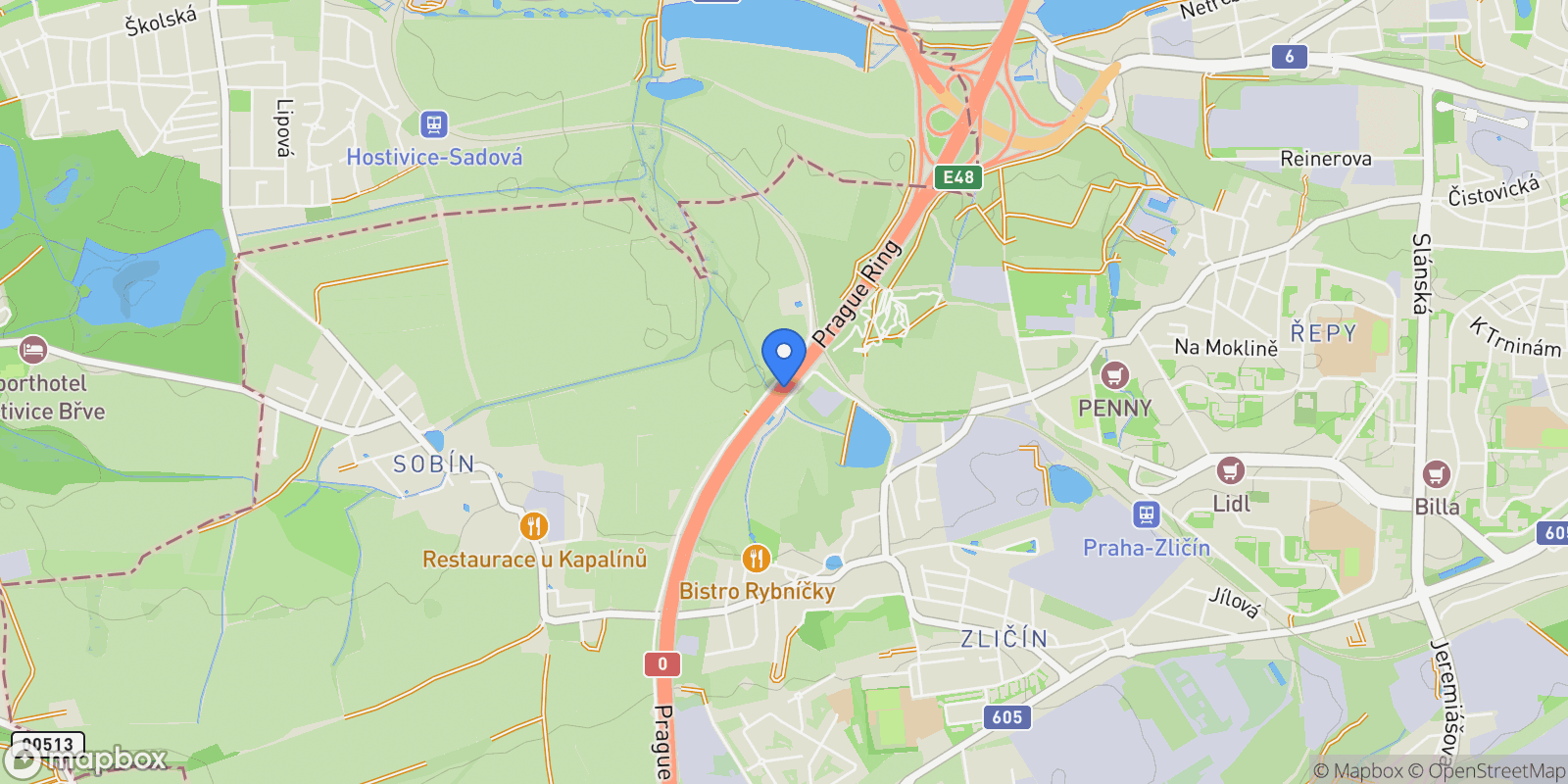 Map showing Janáčkovo nábřeží, Prague, 105, Prague, Prague, Czechia.